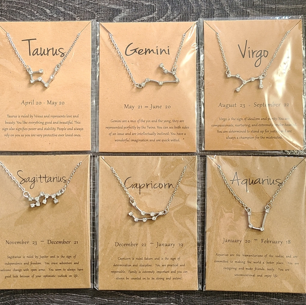 Astrology Constellation Galaxy Star Necklace